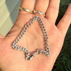 Antique sterling silver bracelet